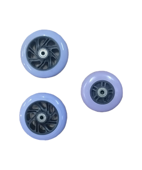 Набор колес для самоката 3D Robin, 120/90 мм, фиолетовый Набор колес для самоката 3D Robin, 120/90 мм, фиолетовый