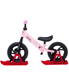 БЕЗ УПАКОВКИ Снегокат-беговел Bun, розовый