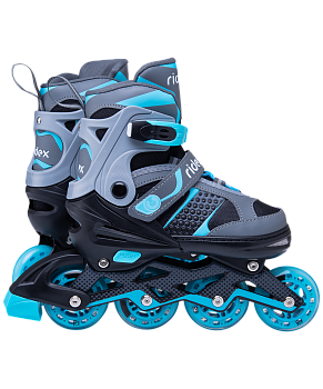 БЕЗ УПАКОВКИ Ролики раздвижные Velum Blue, алюминиевая рама БЕЗ УПАКОВКИ Ролики раздвижные Velum Blue, алюминиевая рама